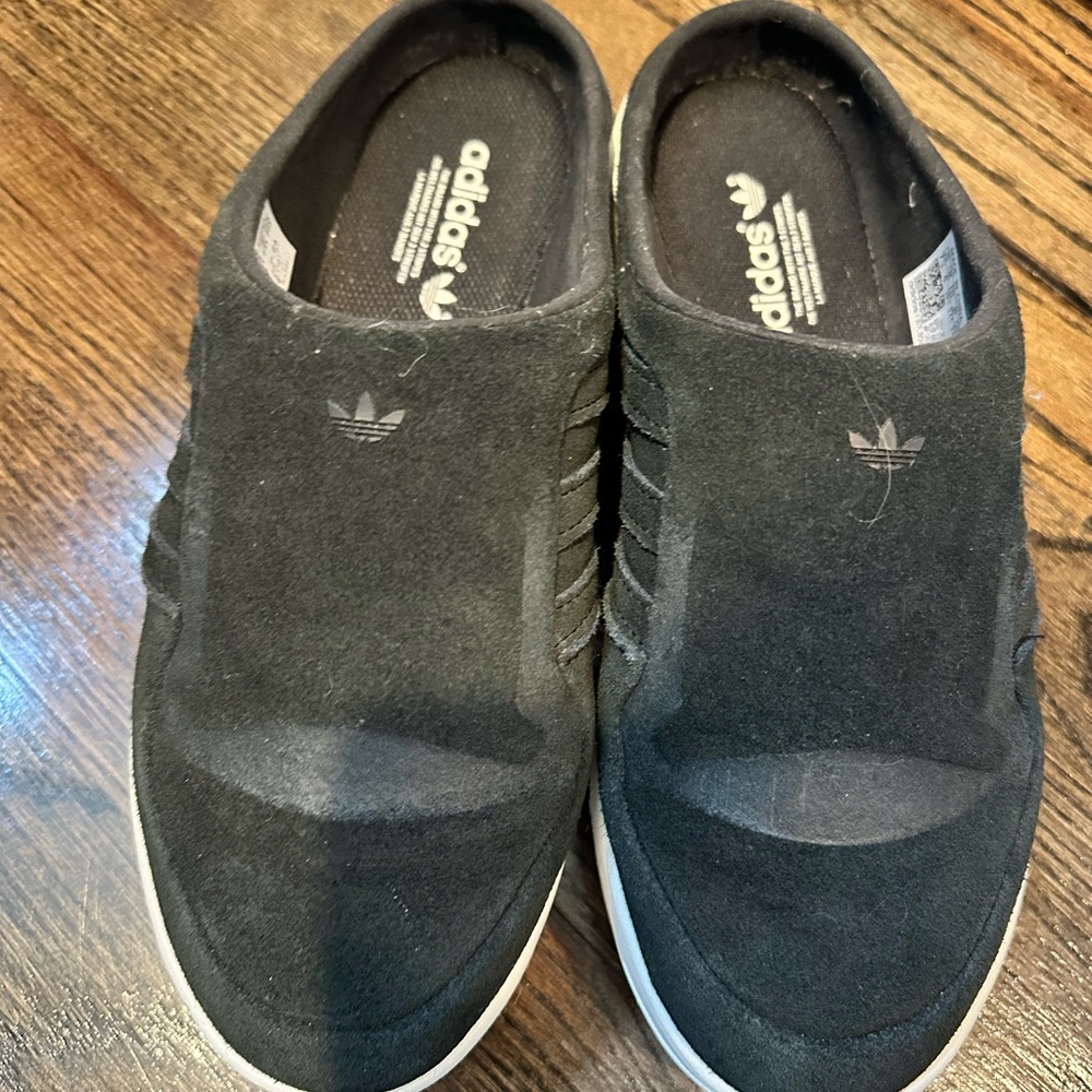 Adidas Men's Black Slip-On Sneakers